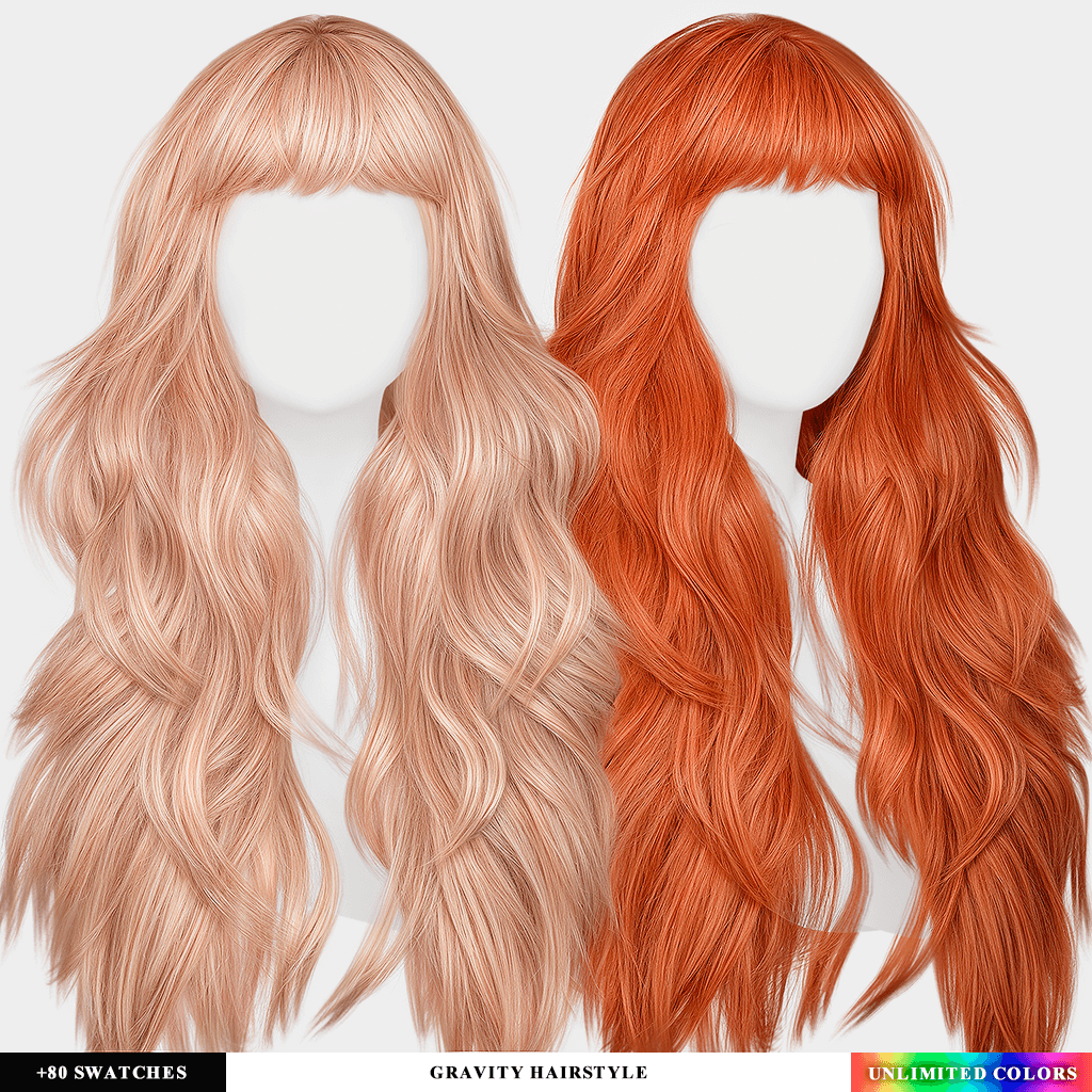 Скриншот мода Прическа Gravity Hairstyle
